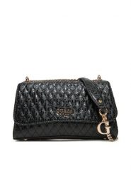 Guess Torebka HWGG96 26210 Czarny. Czarne torebki do ręki damskie Guess, z aplikacjami, ze skóry, bez dodatków. Za 369.99 zł.