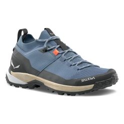 Buty trekkingowe Salewa Puez 2 Knit Ptx. Czarne trekkingi męskie Salewa, z gumy, bez zapięcia. Za 843.00 zł.