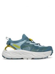 Hoka Sandały Hopara 2 1147650 Niebieski. Niebieskie sandały męskie HOKA, bez wzorów, z materiału, bez zapięcia. Za 349.99 zł.