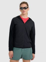 4F Bluza do biegania w terenie Primaloft Active damska - czarna S. Czarne bluzy damskie 4F, l, bez wzorów, z materiału, bez ramiączek, bez kaptura. W wyprzedaży za 179.99 zł.