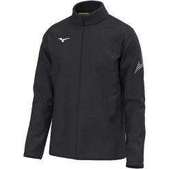 Kurtka z kapturem Mizuno BGRB. Czarne kurtki męskie Mizuno, l, bez wzorów, eleganckie, z kapturem. Za 190.00 zł.