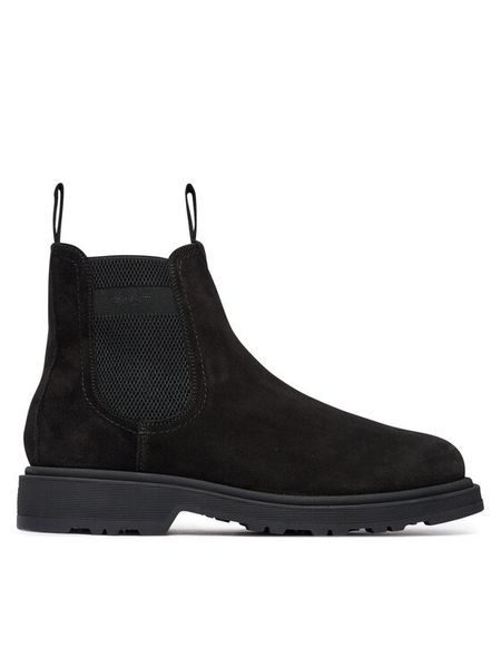 Gant Sztyblety 33653477 Czarny. Czarne botki męskie GANT, bez wzorów, ze skóry, bez obcasa, bez zapięcia. Za 799.99 zł.
