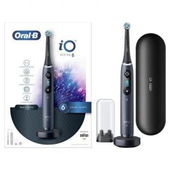 Braun Oral-B szczoteczka elektryczna iO8 BLACK. Czarne szczoteczki elektryczne BRAUN. Za 753.99 zł.