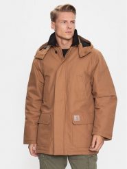 Carhartt WIP Parka Rigby I030831 Beżowy Regular Fit. Brązowe parki męskie Carhartt WIP, m, bez wzorów, z syntetyku, bez kołnierzyka, bez kaptura. Za 1,219.00 zł.