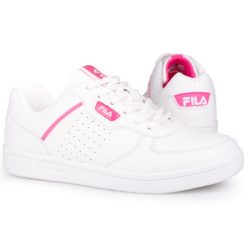 Buty damskie sportowe Fila C. COURT TEENS. Białe obuwie sportowe damskie Fila, bez wzorów, bez zapięcia, trekkingowe. W wyprzedaży za 108.00 zł.