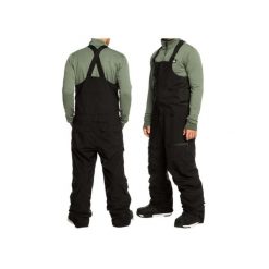 Męskie Spodnie Quiksilver Technical Snow Bib Pants. Czarne spodnie sportowe męskie Quiksilver, l, bez wzorów, z poliesteru, narciarskie. Za 599.00 zł.