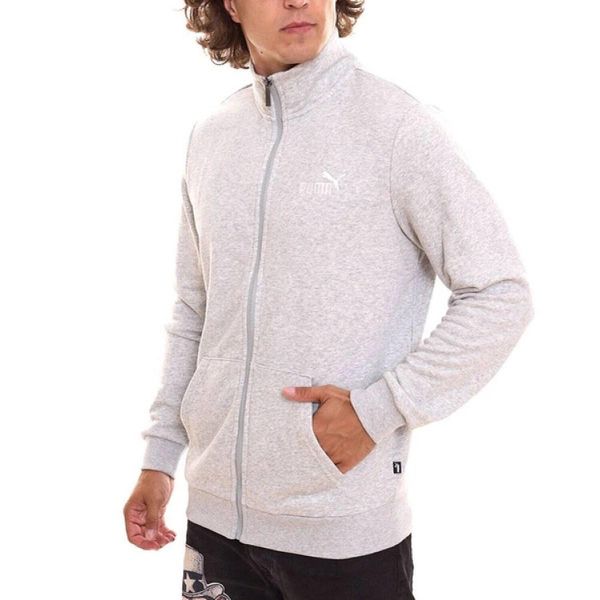 Kurtka Treningowa Męska ESS. Szare kurtki męskie Puma, l, bez wzorów, z bawełny, klasyczne, bez kaptura. Za 191.99 zł.