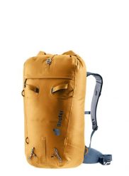 Plecak górski Deuter Durascent 30 - cinnamon/ink. Żółte plecaki męskie Deuter, bez wzorów, z materiału. Za 659.99 zł.