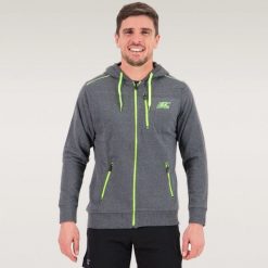 Męska bluza z kapturem ULTRASOFT. Szare bluzy męskie BODYCROSS, m, bez wzorów, z materiału, casualowe, bez ramiączek, z kapturem. Za 322.99 zł.