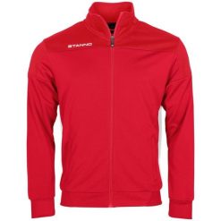 Bluza dresowa zapinana na zamek błyskawiczny Stanno Pride. Czerwone bluzy damskie STANNO, s, bez wzorów, z dresówki, bez ramiączek, bez kaptura. Za 242.00 zł.