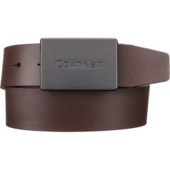 Calvin Klein Pasek Brązowy. Brązowe paski męskie Calvin Klein, z materiału. Za 326.95 zł.