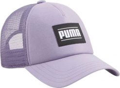 Czapka z daszkiem uniseks Puma Ess Trucker. Fioletowe czapki damskie Puma, bez wzorów, z materiału. Za 69.00 zł.