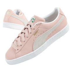 Buty sportowe damskie Puma Suede Classic XXl trampki. Czerwone obuwie sportowe damskie Puma, bez wzorów, ze skóry, bez zapięcia, trekkingowe, Puma Suede. Za 179.00 zł.