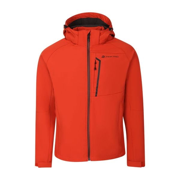 Kurtka męska trekkingowa softshell Alpine Pro Hoor. Brązowe kurtki męskie Alpine Pro, m, bez wzorów, z softshellu, bez kaptura, trekkingowe. W wyprzedaży za 519.00 zł.