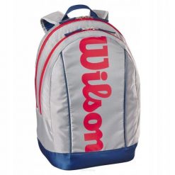 Plecak tenisowy Wilson Junior Backpack. Szare plecaki męskie Wilson, bez wzorów, sportowe. Za 159.00 zł.