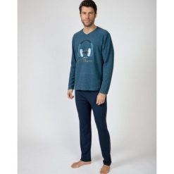 Piżama męska rozm. L P751324 Dark Grey. Szare piżamy męskie Massana Homewear, l, bez wzorów, z bawełny, bez kołnierzyka, bez ramiączek, długie. Za 320.00 zł.