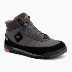 Buty barefoot męskie Xero Shoes Ridgewayblack/asphalt. Czarne buty zimowe męskie XERO SHOES, bez wzorów, bez obcasa, bez zapięcia. Za 669.99 zł.