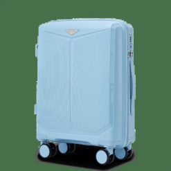 Walizka kabinowa Wings COCKATIEL polipropylen 20" LIGHT BLUE. Niebieskie walizki damskie Wings, z aplikacjami, z materiału, małe. Za 219.90 zł.