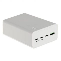 Greencell PowerPlay 30 - biały powerbank 30 000mAh, 22,5W, 4 porty. Białe powerbanki Green Cell. Za 202.99 zł.
