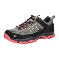 Buty trekkingowe damskie CMP Rigel Low wodoodporne. Czerwone obuwie trekkingowe damskie CMP, bez zapięcia. Za 403.99 zł.