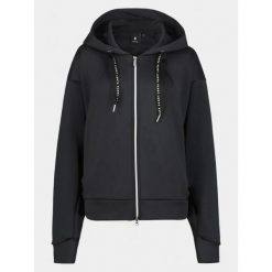 Sweter damski Luhta Halma. Czarne swetry nierozpinane damskie Luhta, bez wzorów, z polaru, sportowe, bez kołnierzyka, bez ramiączek. Za 429.00 zł.