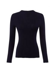 Marie Lund sweter z koronkowej dzianiny Kobiety niebieski, L. Niebieskie swetry nierozpinane damskie Marie Lund, l, bez wzorów, z dzianiny, bez kołnierzyka, bez ramiączek. Za 199.95 zł.