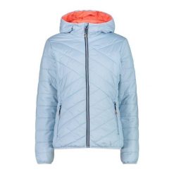 Kurtka damska turystyczna CMP 32K1546. Niebieskie kurtki sportowe damskie CMP, l, bez wzorów, bez ramiączek, bez kaptura, trekkingowe. W wyprzedaży za 489.99 zł.