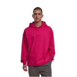 Bluza z kapturem Urban Classics Organic Loose. Czerwone bluzy męskie Urban Classics, m, bez wzorów, z bawełny, eleganckie, bez ramiączek, z kapturem. Za 272.00 zł.