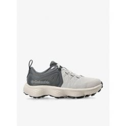 Buty turystyczne męskie Columbia Escape Thrive Titanium. Szare buty zimowe męskie Columbia, bez wzorów, bez obcasa, bez zapięcia. Za 439.99 zł.