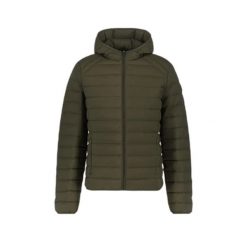Kurtka puchowa JOTT Frantz. Zielone kurtki męskie Jott, na zimę, m, bez wzorów, z puchu, bez kaptura. W wyprzedaży za 656.05 zł.