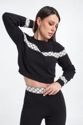 Sweter damski ELISABETTA FRANCHI. Swetry nierozpinane damskie Elisabetta Franchi, bez wzorów, bez kołnierzyka, bez ramiączek. W wyprzedaży za 875.22 zł.