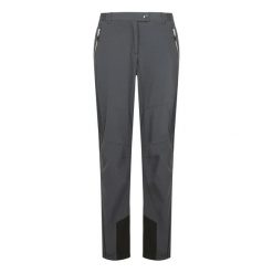 Spodnie turystyczne dla kobiet Regatta Mountain III. Niebieskie spodnie sportowe damskie Regatta, na lato, bez wzorów, sportowe, trekkingowe. Za 129.99 zł.