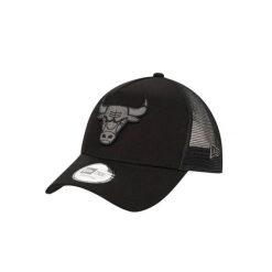 Czapka z daszkiem New Era 9FORTY NBA Chicago Bulls A-Frame Trucker 12523913. Czarne czapki damskie New Era, bez wzorów, sportowe. Za 99.00 zł.
