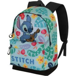 Disney Lilo i Stitch Guitar Plecak HS FAN 2.2, Zielony. Zielone plecaki męskie Disney, bez wzorów, z materiału. Za 167.05 zł.
