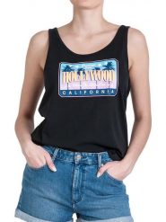 WRANGLER TANK TOP DAMSKI TOP FADED BLACK W708EVXV6 112130908. Czarne topy damskie Wrangler, s, bez wzorów, bez kołnierzyka, bez ramiączek. Za 69.99 zł.