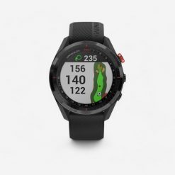 Zegarek do golfa GPS Garmin Approach S62. Czarne zegarki męskie Garmin, z aplikacjami, z materiału, metalowe. Za 2,299.00 zł.