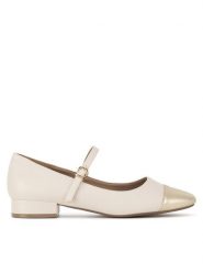 Clara Barson Baleriny WS24040-02 Beżowy. Brązowe balerinki damskie Clara Barson, bez wzorów, z materiału, bez obcasa, bez zapięcia. Za 119.99 zł.
