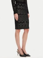 Marciano Guess Spódnica ołówkowa 5YGD16 5877Z Czarny Slim Fit. Czarne spódnice damskie Marciano Guess, xs, z aplikacjami, z wiskozy, ołówkowe. Za 339.99 zł.
