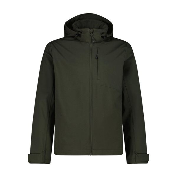 Kurtka softshell z kapturem CMP. Zielone kurtki męskie CMP, m, bez wzorów, z materiału, z kapturem. Za 437.05 zł.