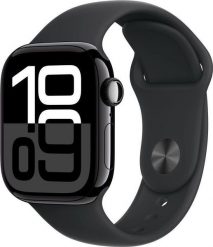 Smartwatch Apple Watch 10 GPS + Cellular 42mm Jet Black Alu Sport M/L Czarny (MWX73ET-A). Czarne zegarki smartwatch Apple, bez wzorów. Za 2,433.99 zł.
