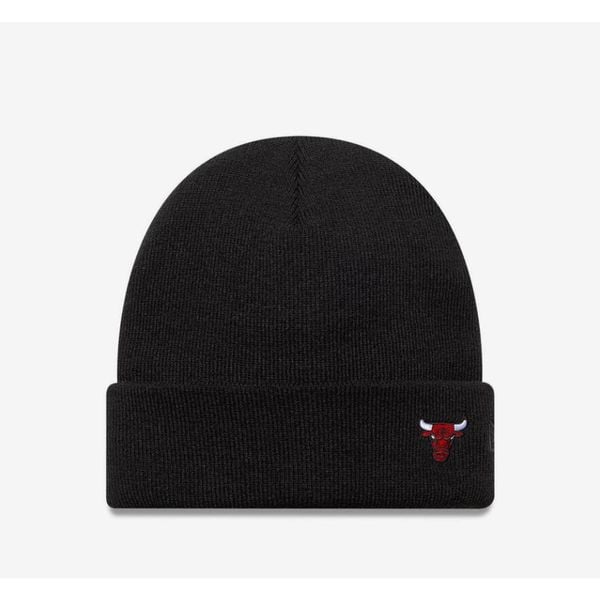 Czapka Zimowa New Era Chicago Bulls NBA Mini Logo Black - 60691109. Czarne czapki damskie New Era, na zimę, bez wzorów, sportowe. Za 146.05 zł.