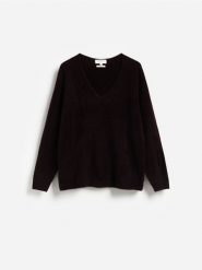 Wełniany sweter z domieszką kaszmiru - bordowy. Czerwone swetry nierozpinane damskie Reserved, l, bez wzorów, z kaszmiru, bez kołnierzyka, bez ramiączek. Za 329.99 zł.