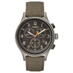 Timex zegarek męski TW2R47200. Analogowe zegarki męskie Timex, bez wzorów, z mosiądzu. W wyprzedaży za 285.00 zł.