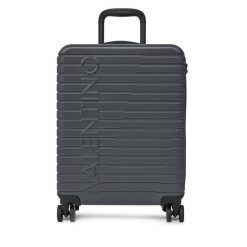 Walizka kabinowa Valentino. Szare walizki damskie Valentino, bez wzorów. Za 339.99 zł.