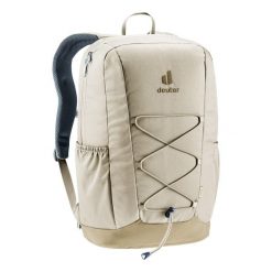 Plecak miejski Deuter Gogo - bone/desert. Brązowe plecaki męskie Deuter, bez wzorów, z materiału. Za 230.99 zł.