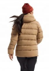 Kurtka puchowa damska Arcteryx Thorium Hoody - canvas. Brązowe kurtki sportowe damskie Black Diamond, bez wzorów, z puchu, bez ramiączek, bez kaptura. Za 2,027.05 zł.
