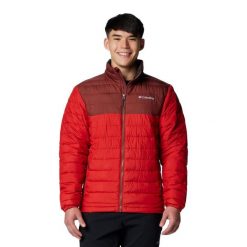 Columbia Kurtka Powder Lite Ii 2086964698. Czerwone kurtki męskie Columbia, bez wzorów, bez kaptura. Za 375.99 zł.