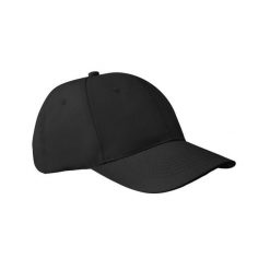 Czapka Z Daszkiem Apollo 6 Panel. Czarne czapki damskie SOL'S, bez wzorów. Za 23.99 zł.