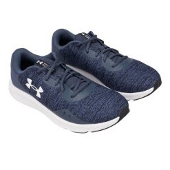 Trampki Męskie Charged Pursuit 3 Twist. Niebieskie trampki męskie Under Armour, bez wzorów, z gumy, klasyczne, bez zapięcia. Za 285.00 zł.