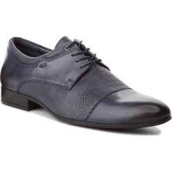 Półbuty LASOCKI FOR MEN - MI08-C240-286-01 Granatowy. Niebieskie buty wizytowe męskie Lasocki For Men, bez wzorów, z materiału, bez obcasa, bez zapięcia. Za 179.99 zł.